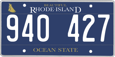 RI license plate 940427