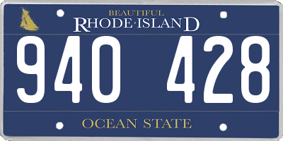 RI license plate 940428