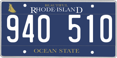 RI license plate 940510
