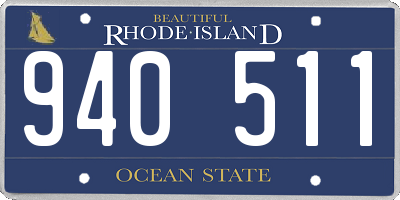 RI license plate 940511