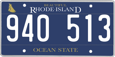 RI license plate 940513