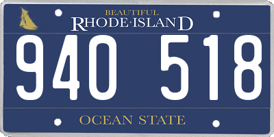 RI license plate 940518