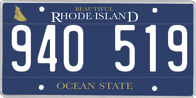 RI license plate 940519