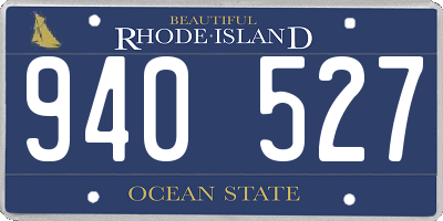 RI license plate 940527