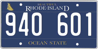 RI license plate 940601