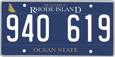 RI license plate 940619