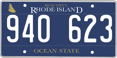 RI license plate 940623