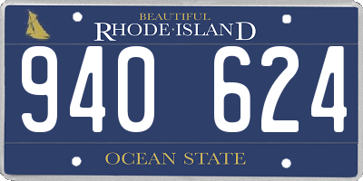 RI license plate 940624