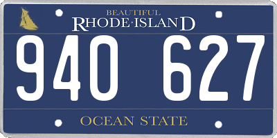 RI license plate 940627