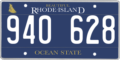 RI license plate 940628