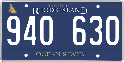 RI license plate 940630