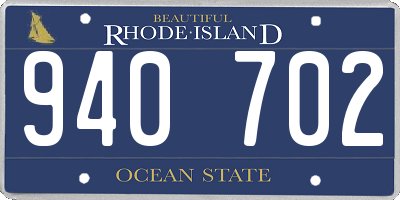 RI license plate 940702