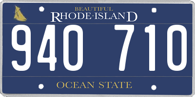RI license plate 940710