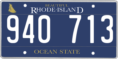 RI license plate 940713