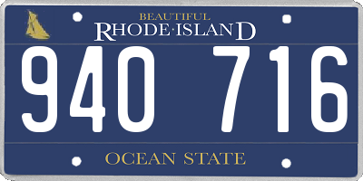 RI license plate 940716