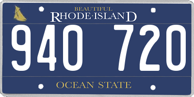 RI license plate 940720