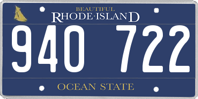 RI license plate 940722
