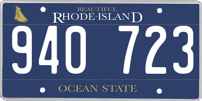 RI license plate 940723