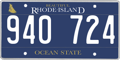 RI license plate 940724