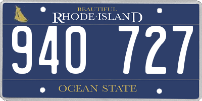 RI license plate 940727