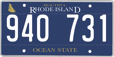 RI license plate 940731