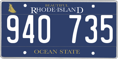 RI license plate 940735