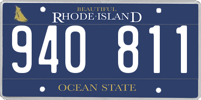 RI license plate 940811