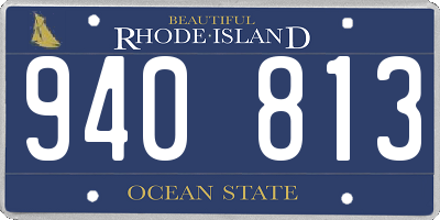 RI license plate 940813