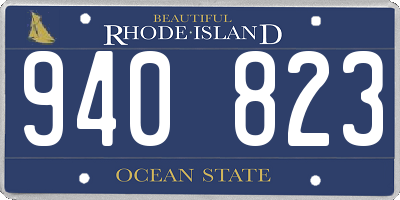 RI license plate 940823