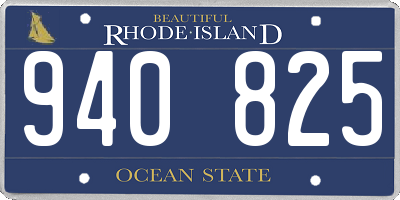 RI license plate 940825