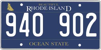 RI license plate 940902