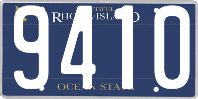RI license plate 9410