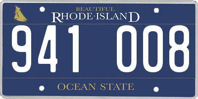 RI license plate 941008