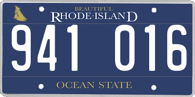 RI license plate 941016