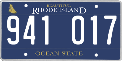 RI license plate 941017