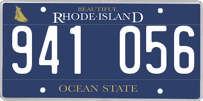 RI license plate 941056