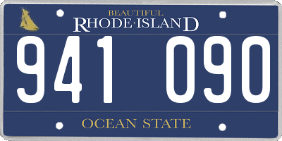 RI license plate 941090