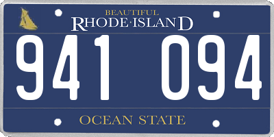 RI license plate 941094