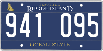 RI license plate 941095