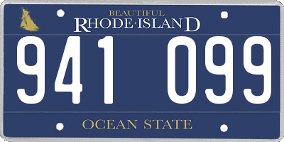 RI license plate 941099