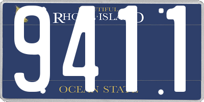 RI license plate 9411