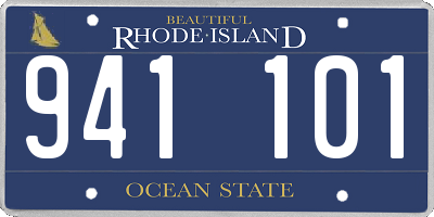 RI license plate 941101