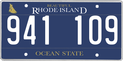 RI license plate 941109