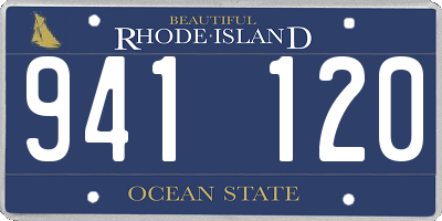 RI license plate 941120