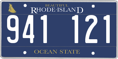RI license plate 941121