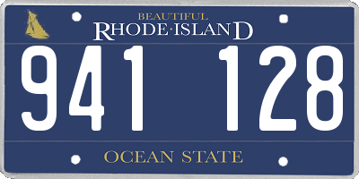 RI license plate 941128