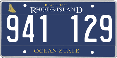 RI license plate 941129