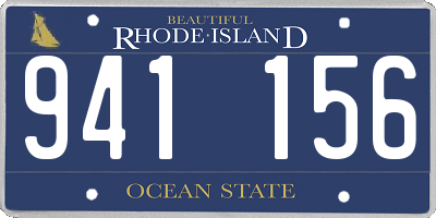 RI license plate 941156