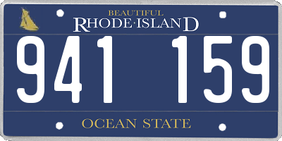 RI license plate 941159