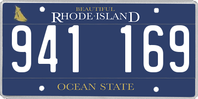 RI license plate 941169
